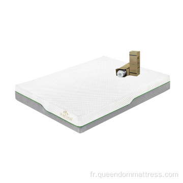 Matelas en mousse visco à mémoire infusée en gel de refroidissement